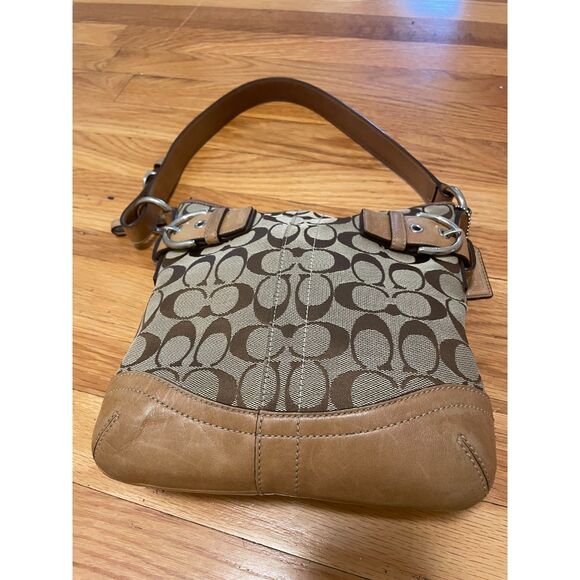Coach 3577 Soho Signature Hobo Shoulder Bag Made in 2006 Signature Canvas‎ EUC - Picture 1 of 12